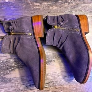 Cole Haan Gray suede booties